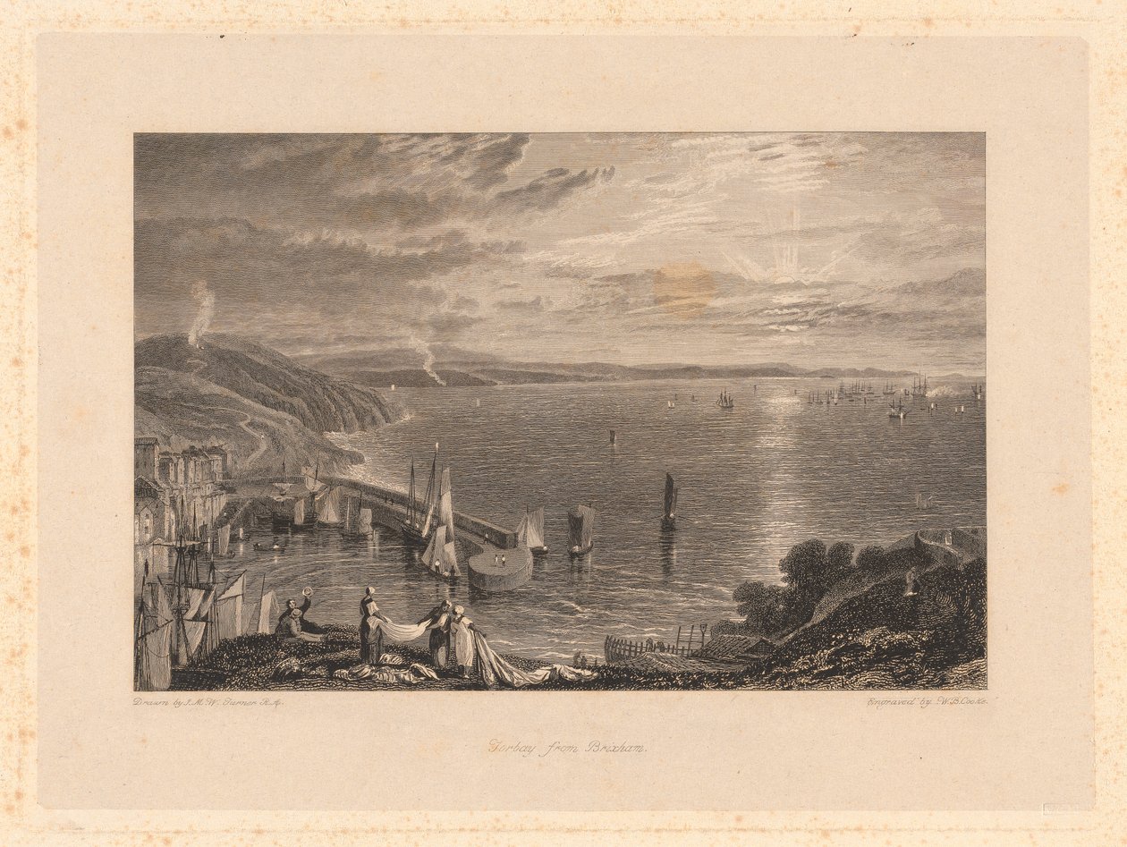 Torbay Brixhamből alkotó: William Bernard Cooke