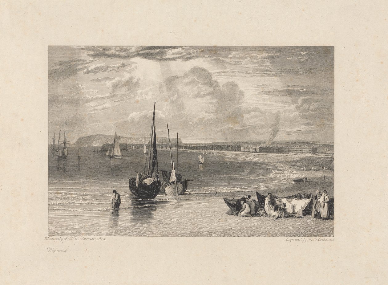 Weymouth, Dorset alkotó: William Bernard Cooke