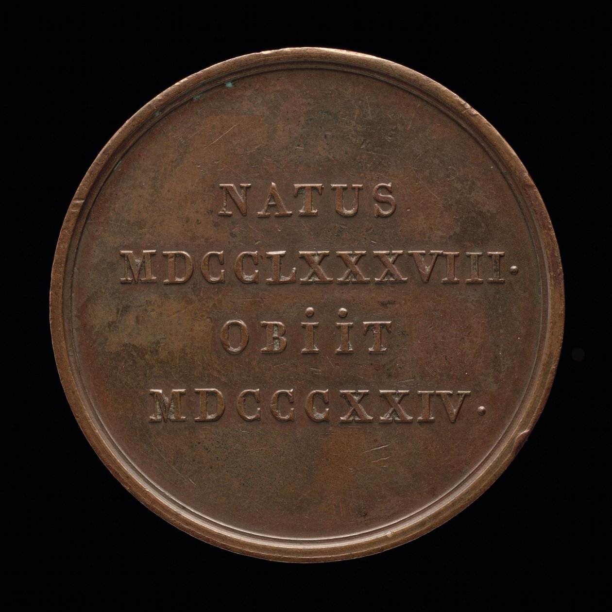 Felirat [hátra], 1824. alkotó: William Binfield