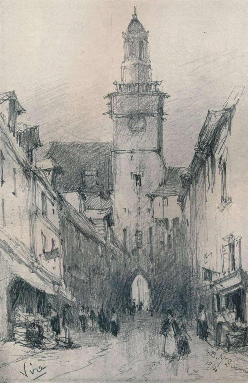 Vire, Normandia, c1900 1914-1915. alkotó: William Bingham McGuinness