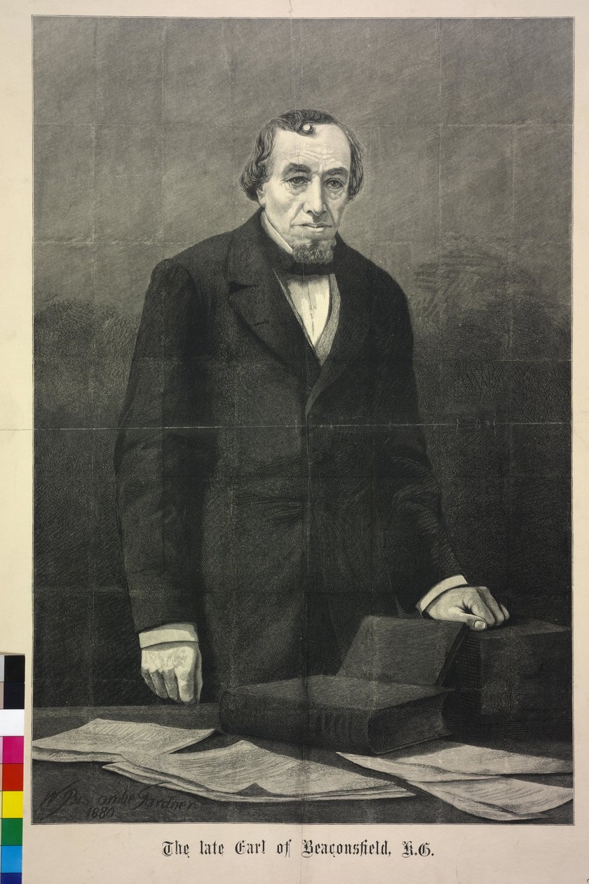 Benjamin Disraeli alkotó: William Biscombe Gardner
