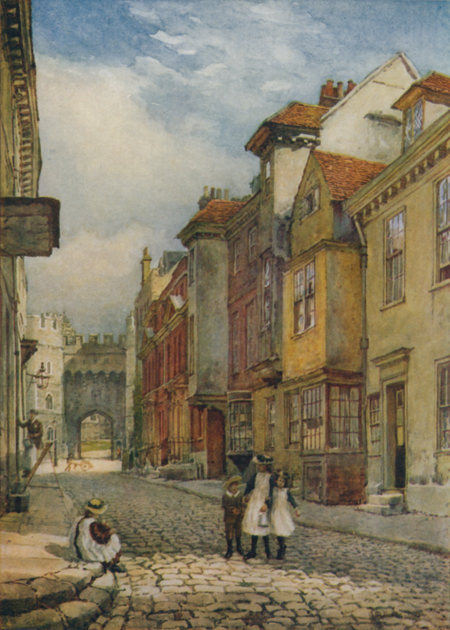 Templom utca, Északra nézve, c1900 alkotó: William Biscombe Gardner