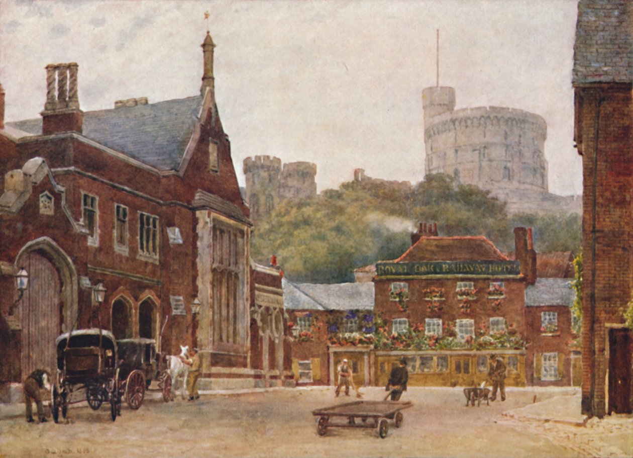 A Kerek torony és a Délnyugati pályaudvar, 1900. sz alkotó: William Biscombe Gardner
