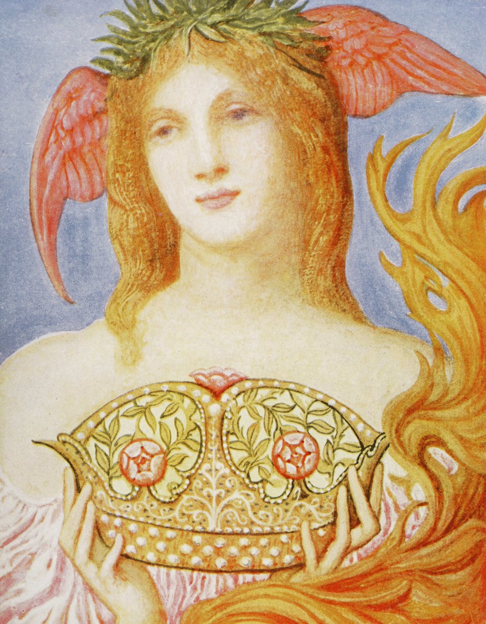A béke koronája (színes litó) alkotó: William Blake (after) Richmond