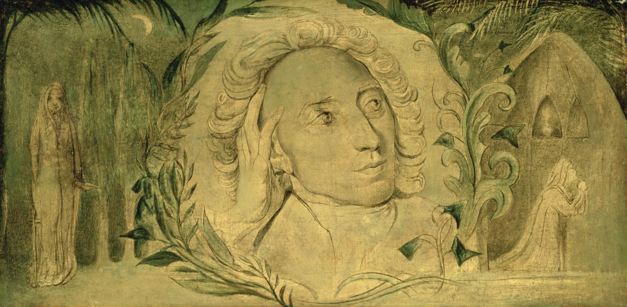 Alexander Pope, 1800-2003 körül (tempera, vászon) alkotó: William Blake