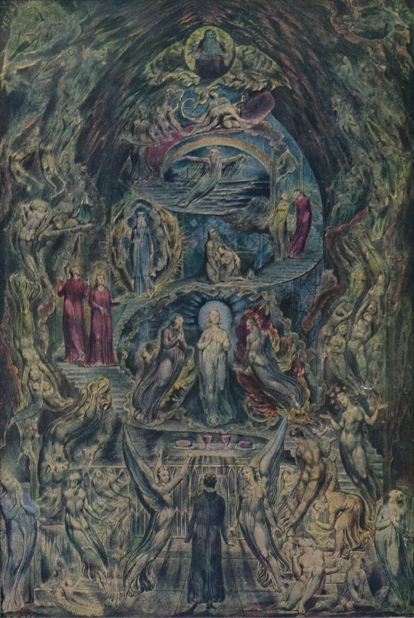 Egy allegória, 1820-1825, 1922. alkotó: William Blake