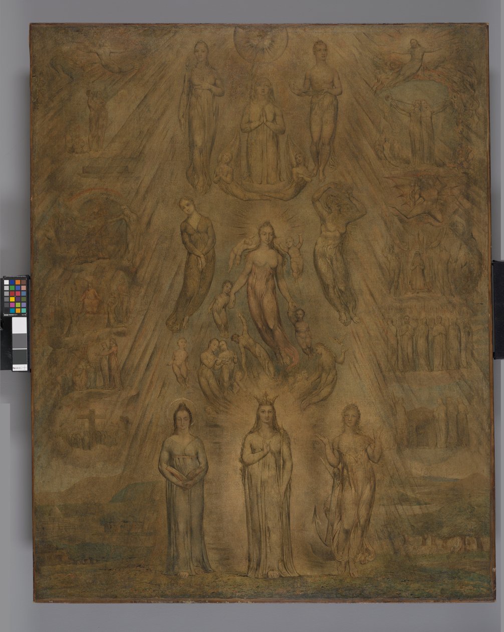 Az ember szellemi állapotának allegóriája alkotó: William Blake