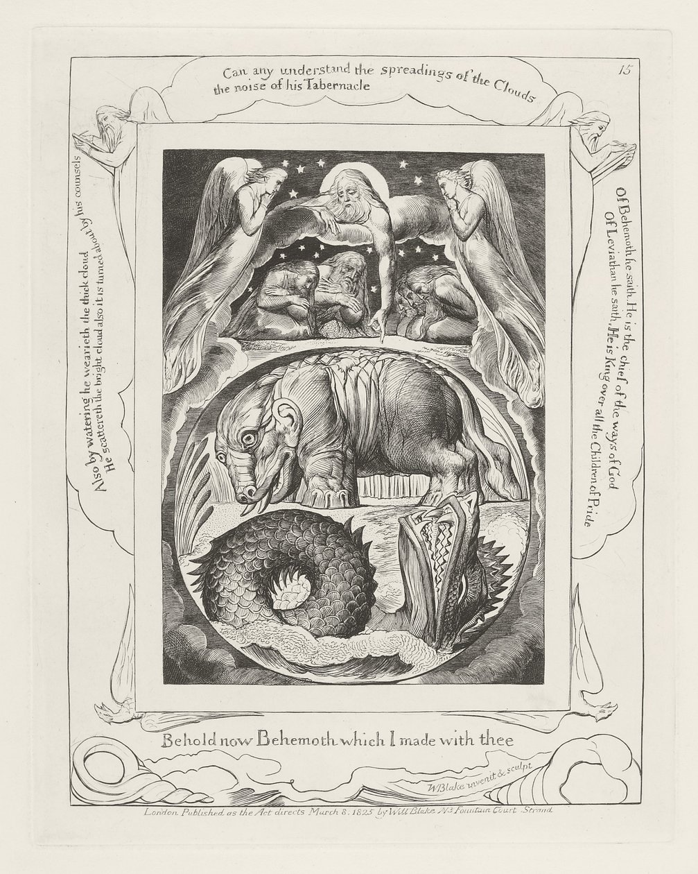 Íme most Behemót, amelyet veled készítettem alkotó: William Blake