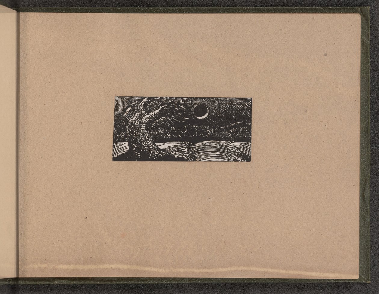 Robbantott fa és lelapított növények alkotó: William Blake