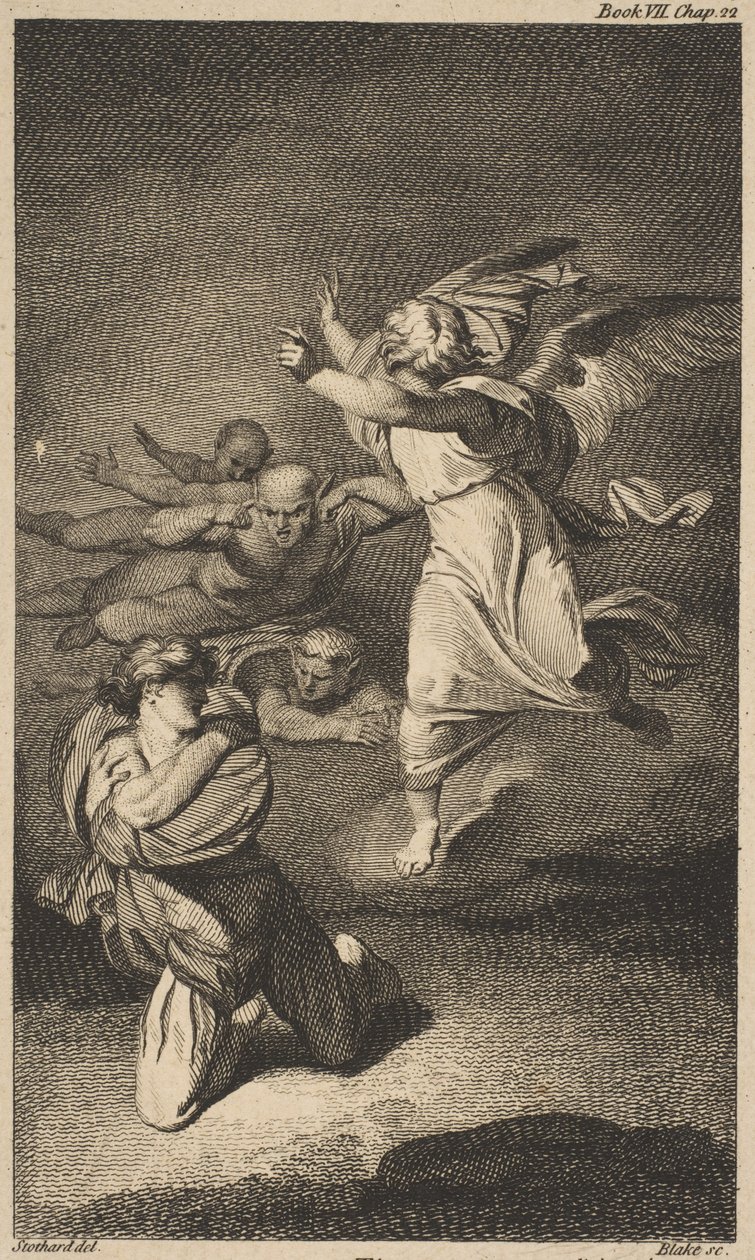 Clarences Dream Shakespeare, Richard III, 1. felvonás, 4. jelenet, 1774. alkotó: William Blake