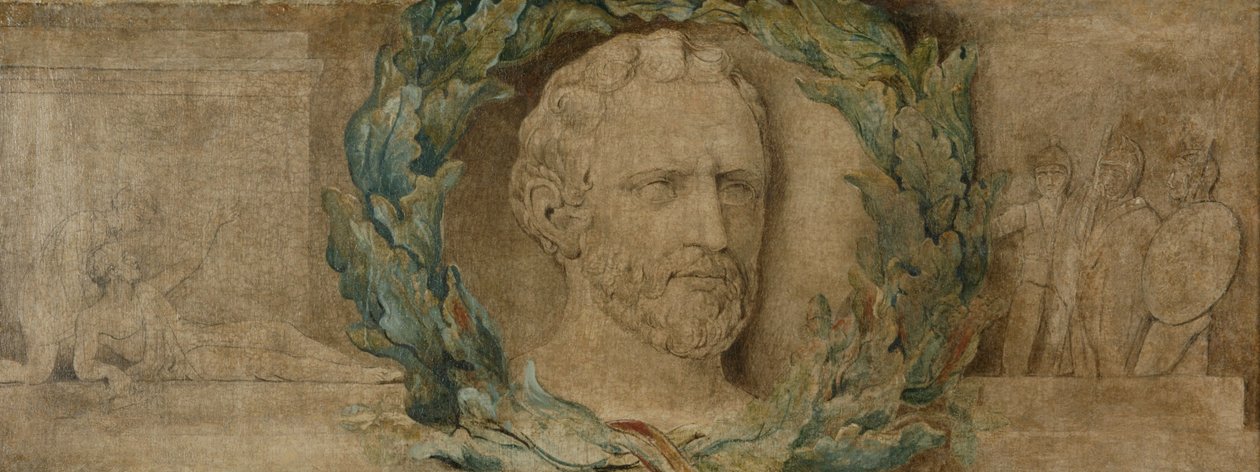 Démoszthenész (tempera vásznon) alkotó: William Blake
