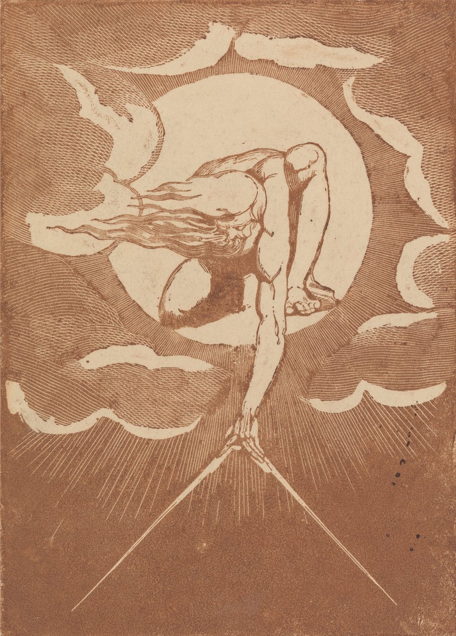 Európa. Egy jóslat; Címlap alkotó: William Blake