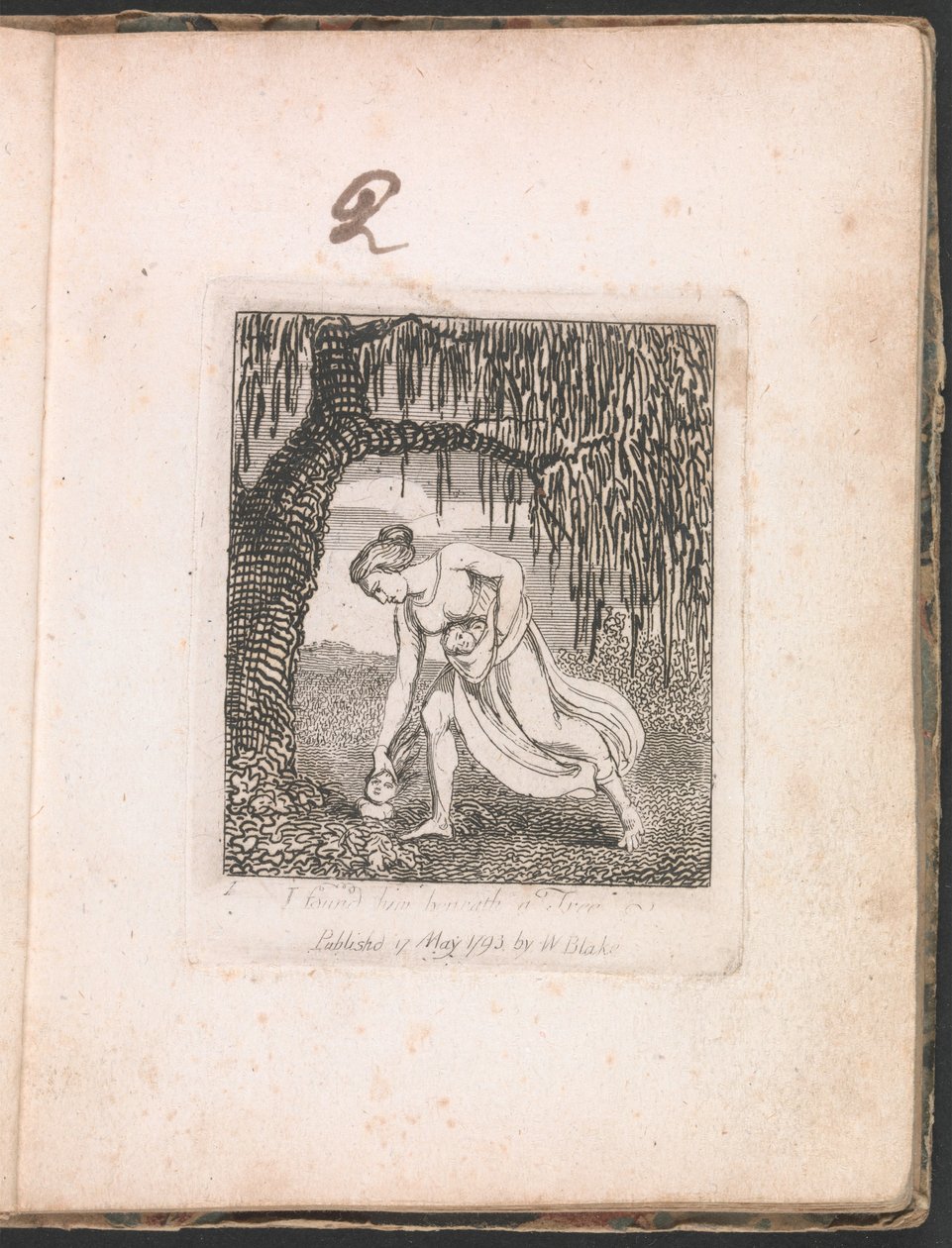 Gyerekeknek. A Paradicsom kapuja, 3. lemez, egy fa alatt találtam alkotó: William Blake