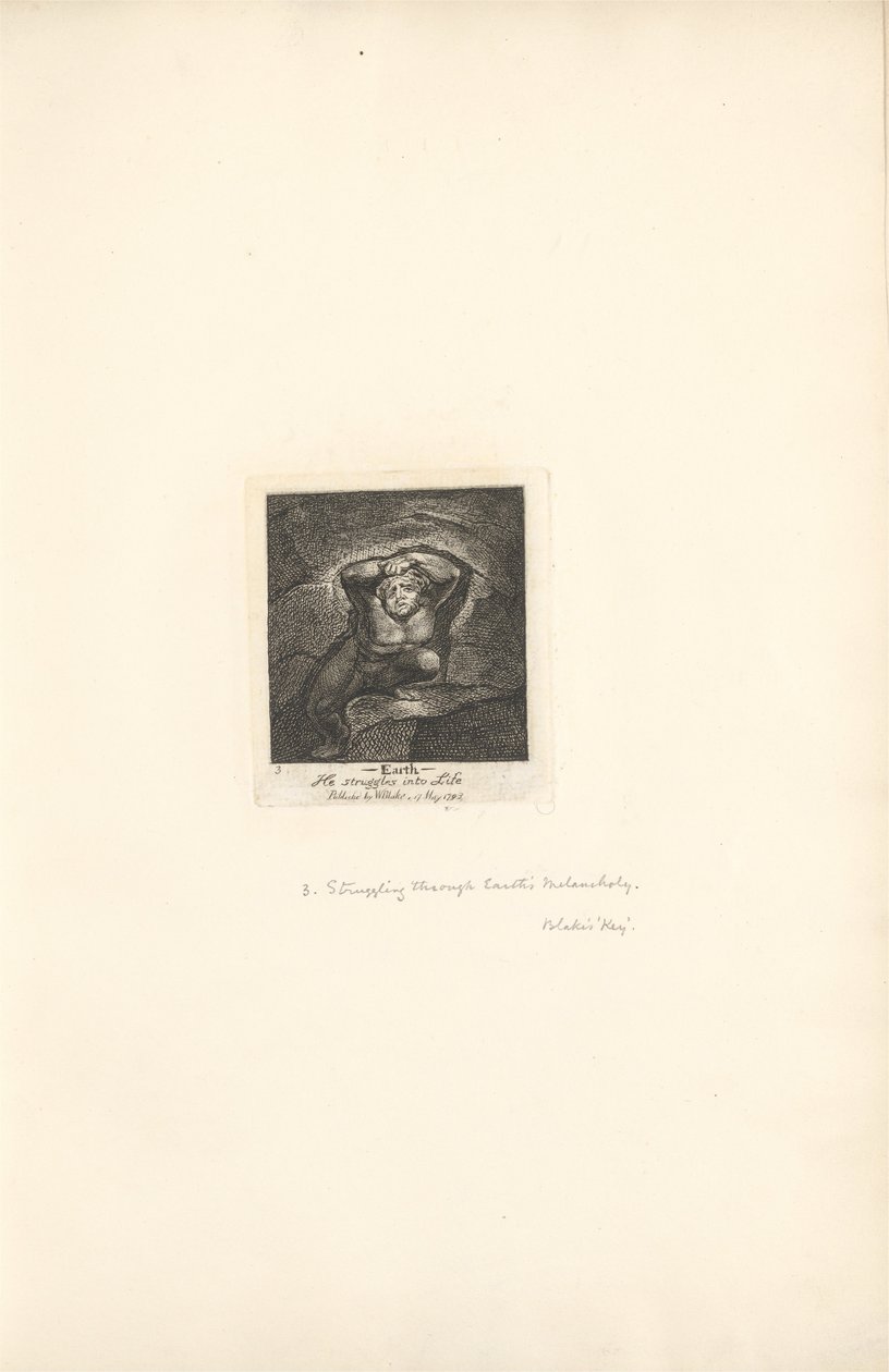 A nemek számára – A Paradicsom Kapuja, 5. tábla, Föld alkotó: William Blake