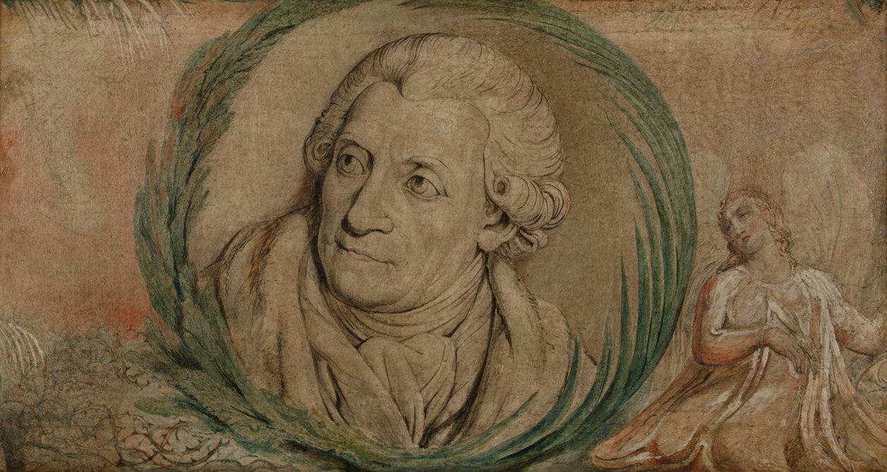 Friedrich Gottlieb Klopstock (tempera on canvas) alkotó: William Blake