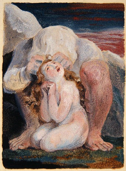 Az "Ahania könyve" előlapja alkotó: William Blake