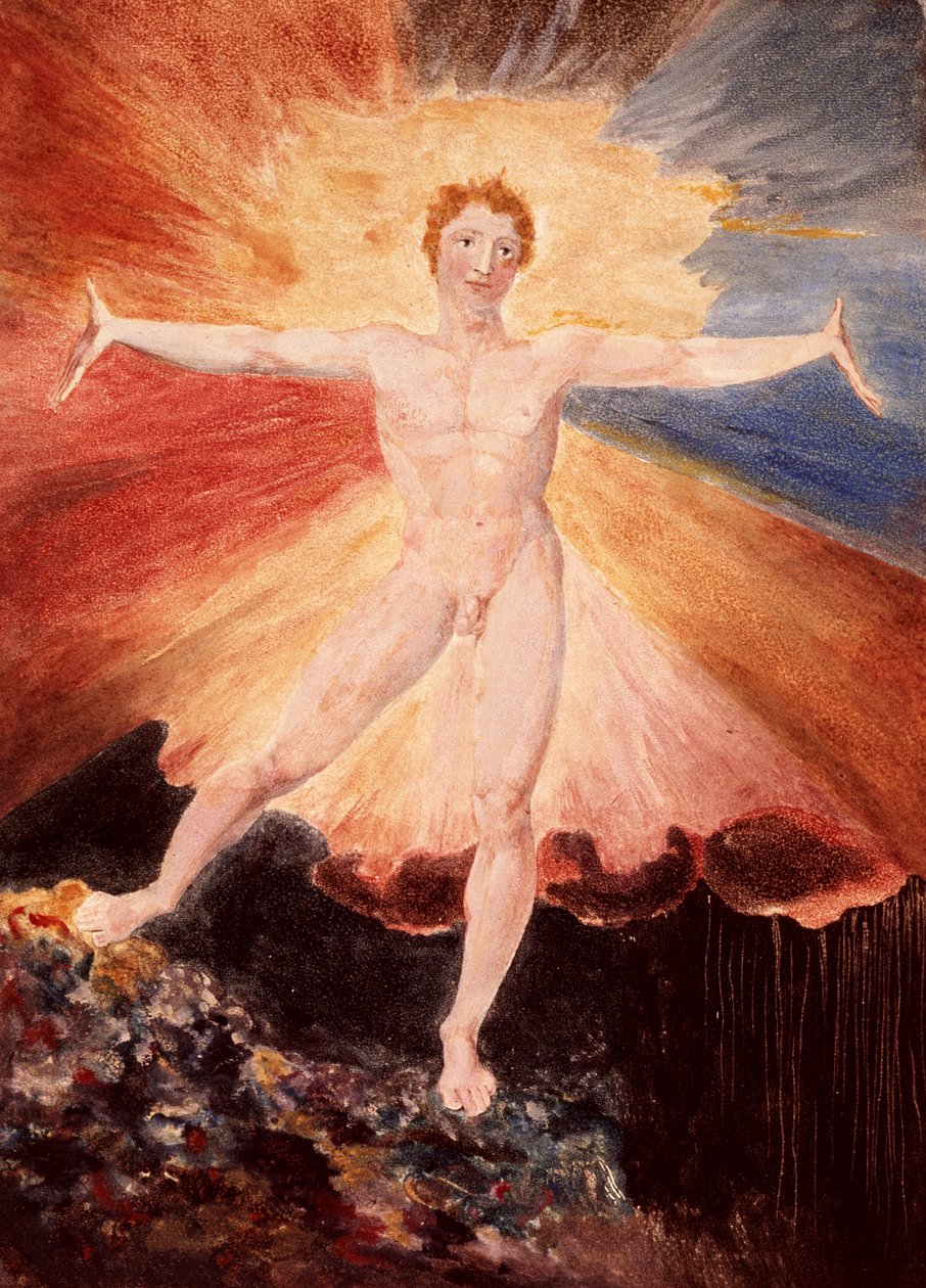 Glad Day vagy The Dance of Albion, 1794 körül (vécé rézkarc) alkotó: William Blake