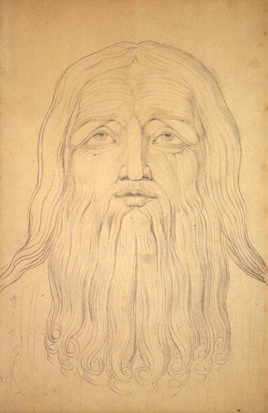 Munkahelyi vezető (grafit papíron) alkotó: William Blake