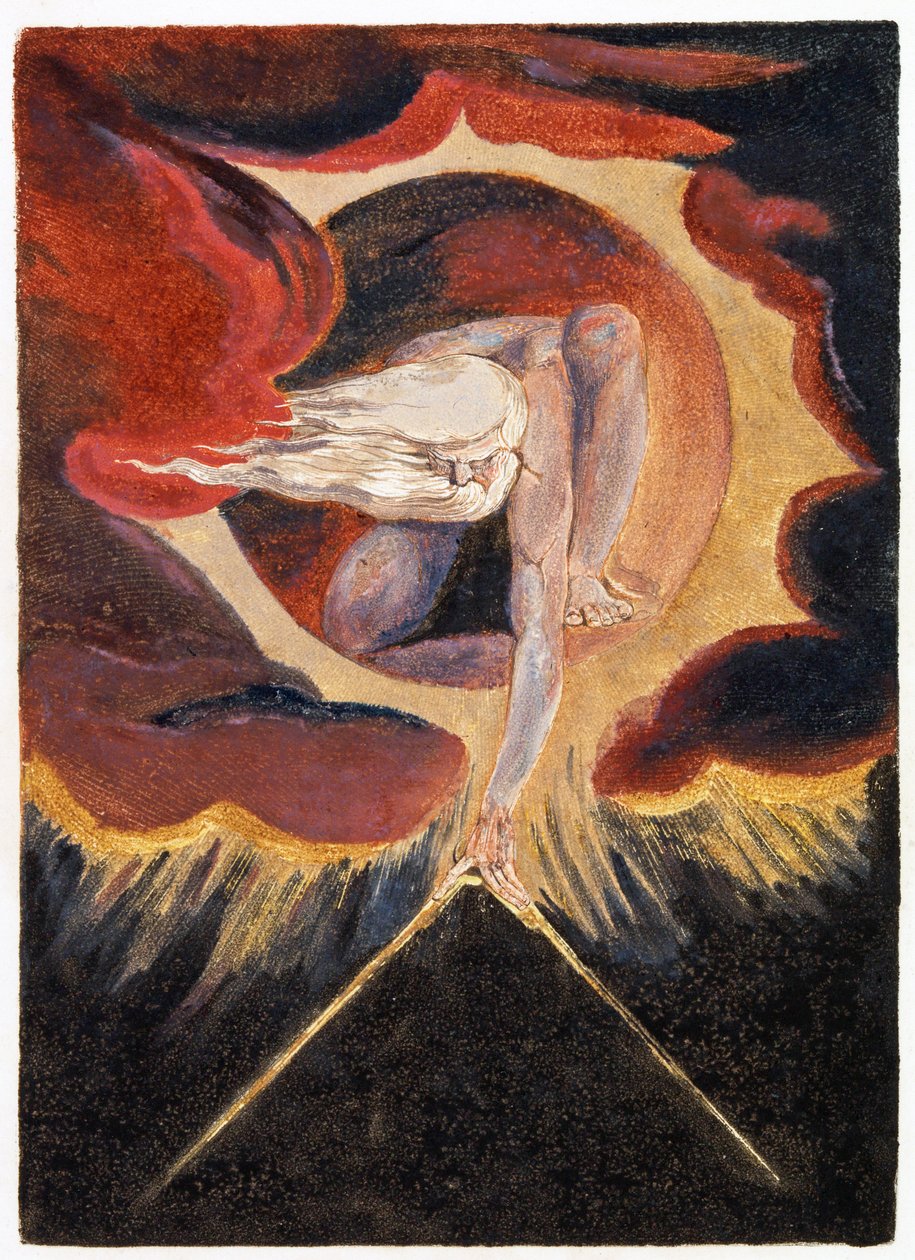 Illusztráció: „Európa: prófécia”, Lambeth alkotó: William Blake