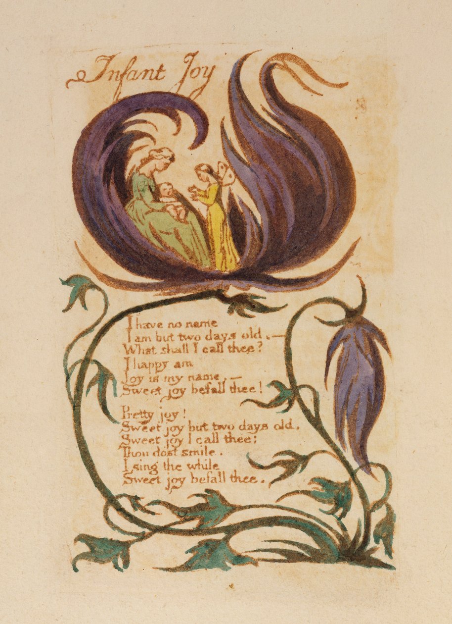 Infant Joy, a "Songs of Inocence", 1789-ből alkotó: William Blake