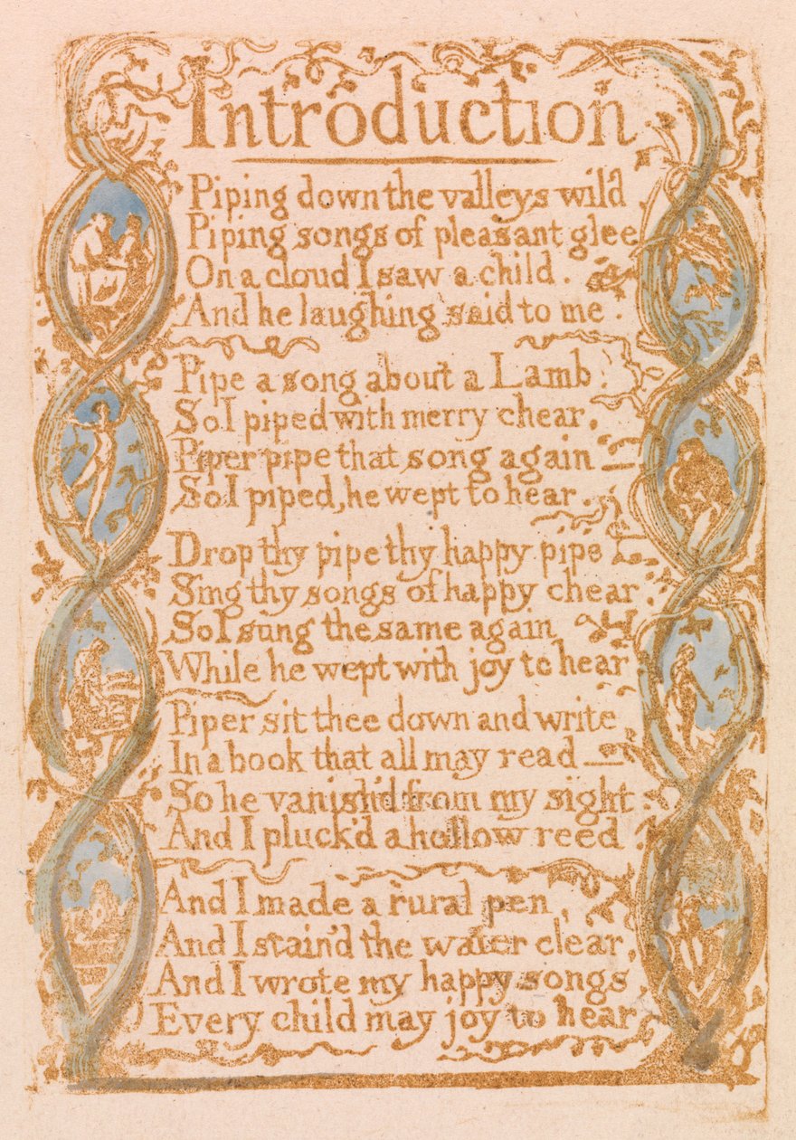 Einführung (Tafel 3) alkotó: William Blake