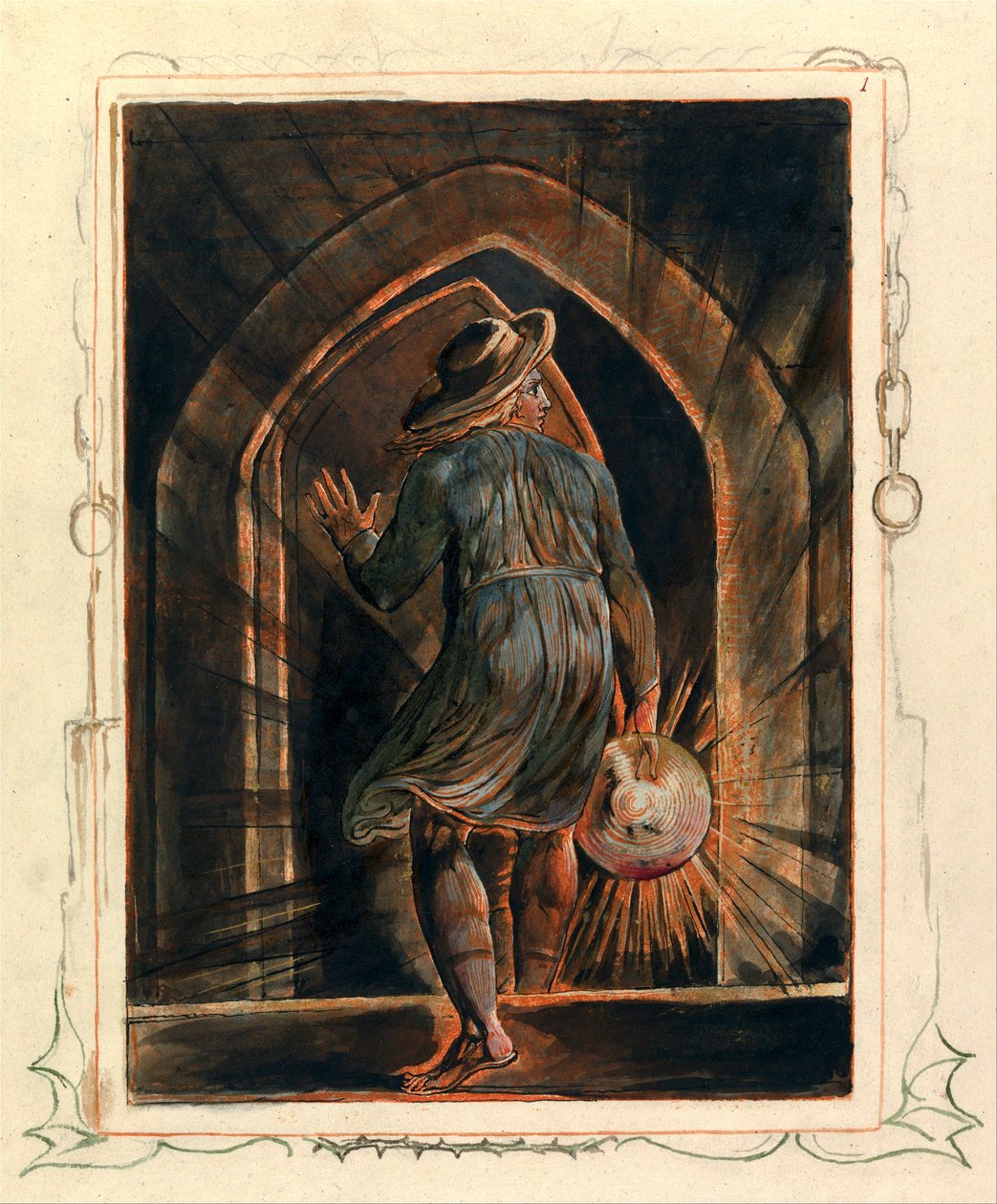 Jeruzsálem, 1. tábla, előlap alkotó: William Blake