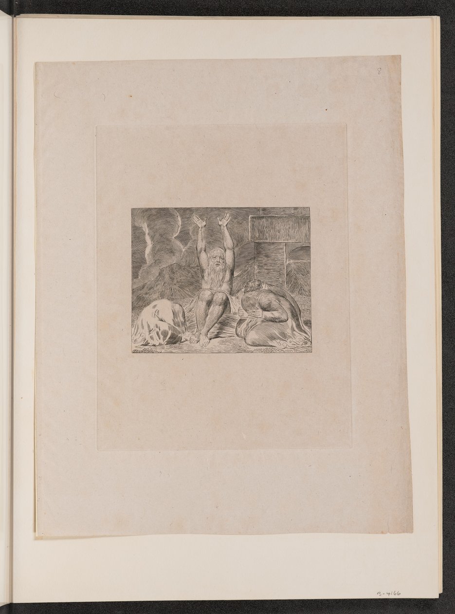 Job kétségbeesése alkotó: William Blake
