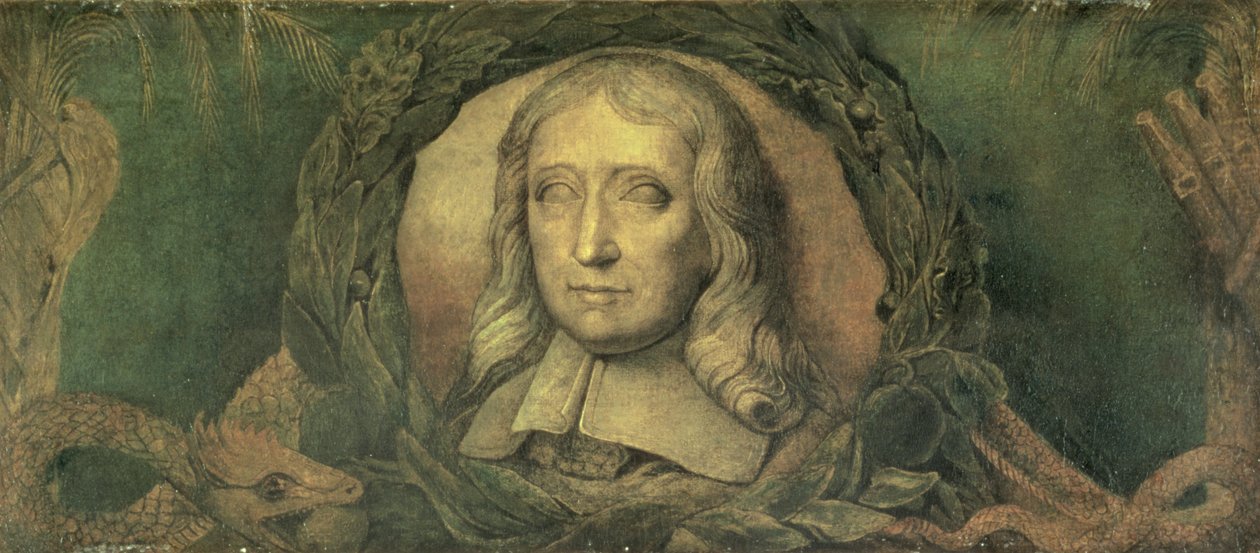 John Milton, 1800-2003 körül (tempera, vászon) alkotó: William Blake