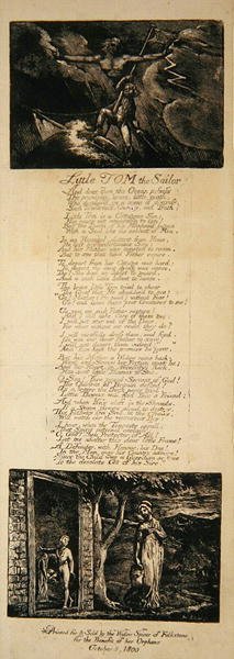 Kis Tom, a tengerész, William Hayley alkotó: William Blake