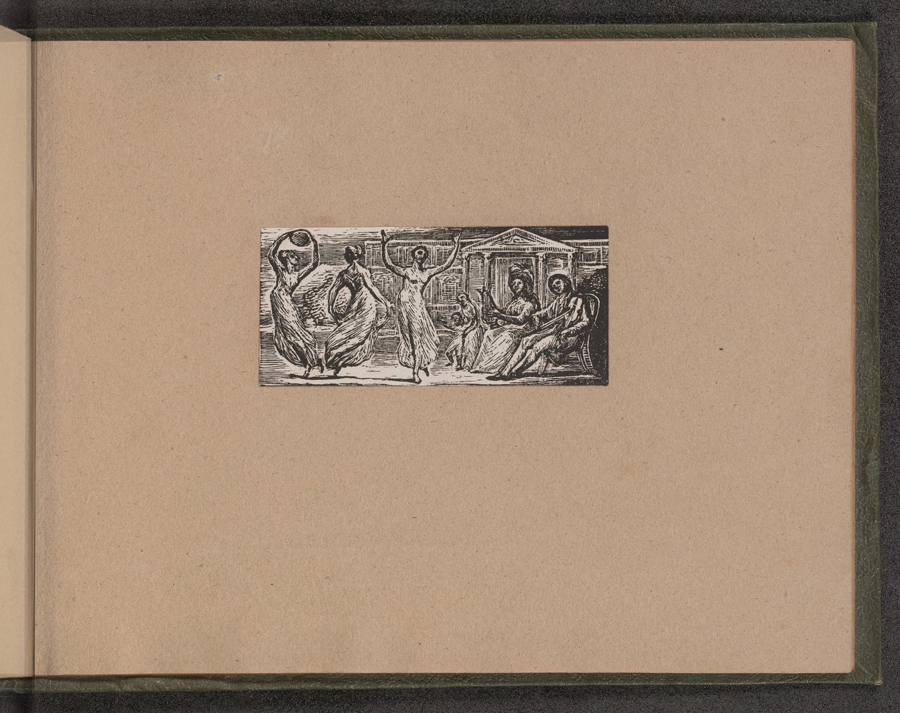 Menalcas nézi a nők táncát alkotó: William Blake