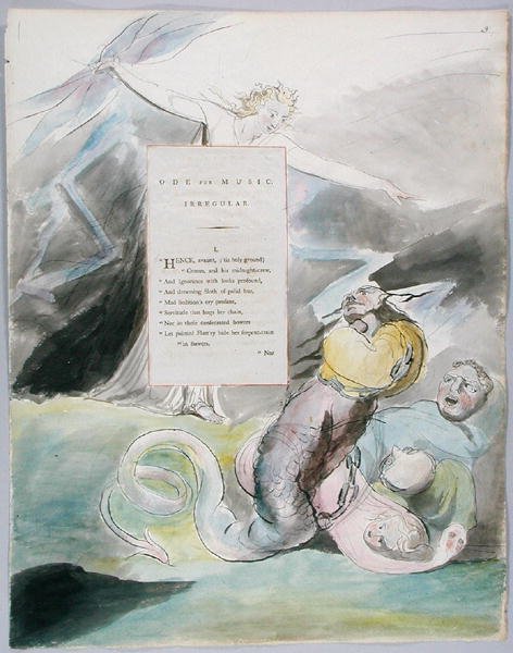 Óda a zenéhez, 95. terv a Thomas Gray verseiből alkotó: William Blake