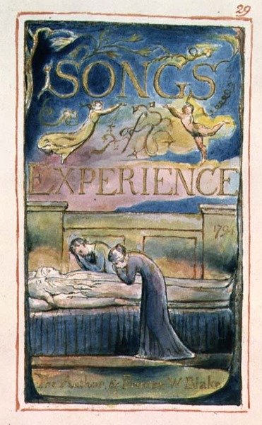 P.125-1950.pt29 A Songs of Experience címlapja: 29. lemez a Songs of Inocence and of Experience-ből (AA másolat) 1815-26 körül (rézkarc, tus és akvarell) alkotó: William Blake