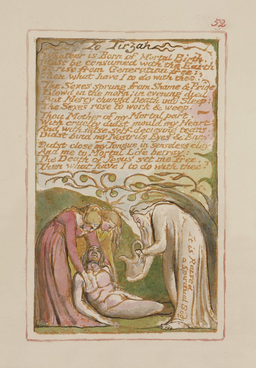 P.125-1950.pt52 Tirzahba: 52. lemez a Songs of Inocence and of Experience-ből (AA másolat) 1815-26 körül (rézkarc, tinta és wc) alkotó: William Blake