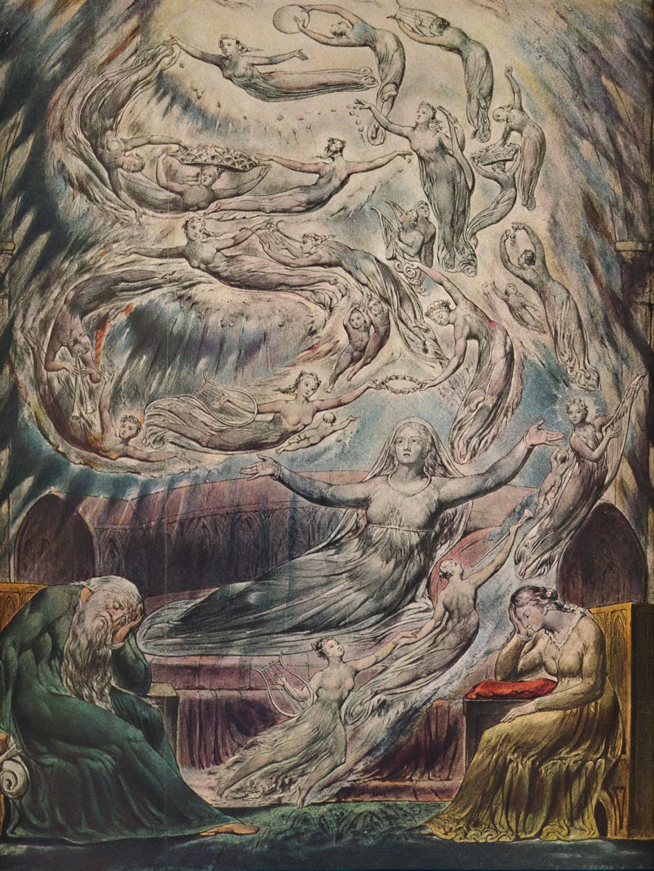 Katalin királynő álma, 1825 alkotó: William Blake