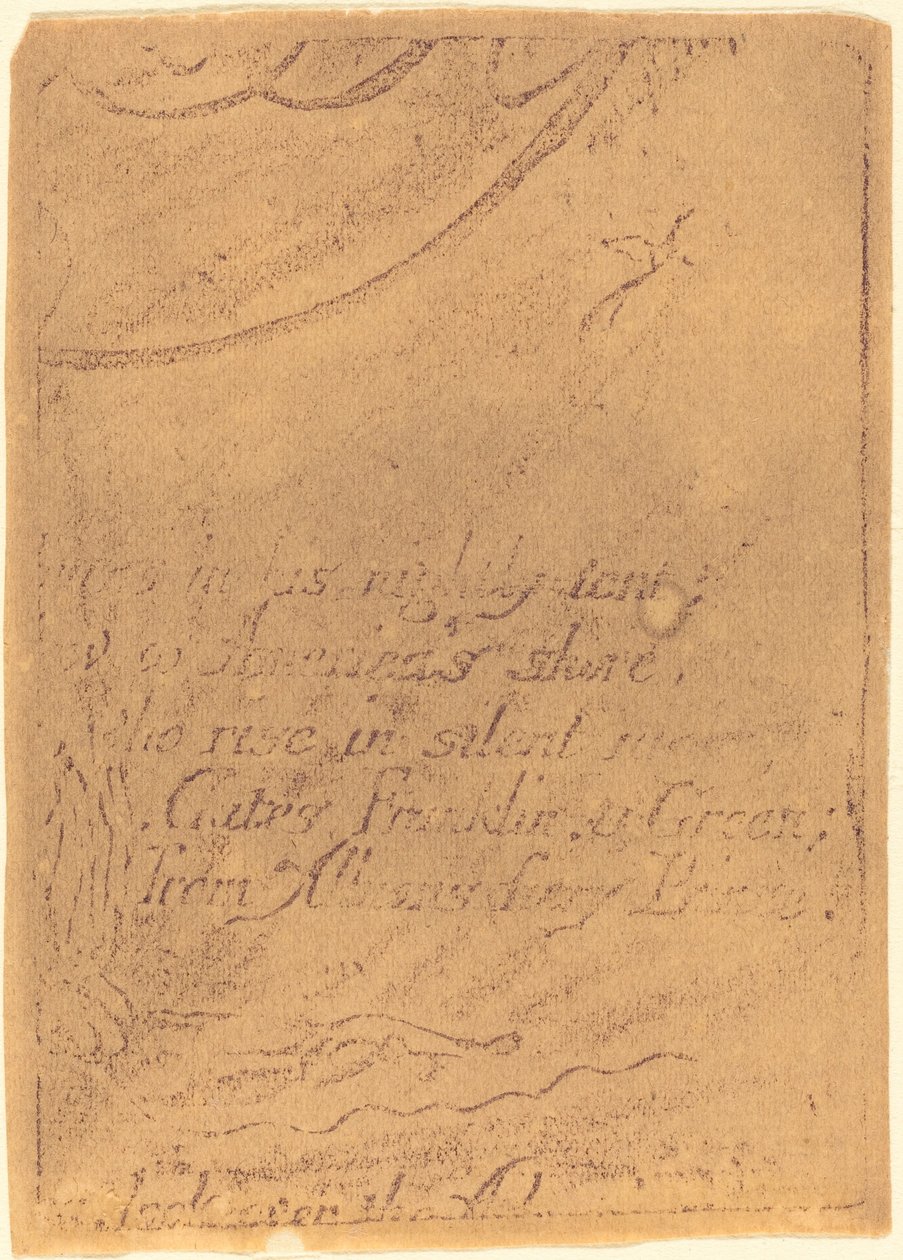 Restrike egy prófécia törölt lemezének töredékéből, 1793. alkotó: William Blake