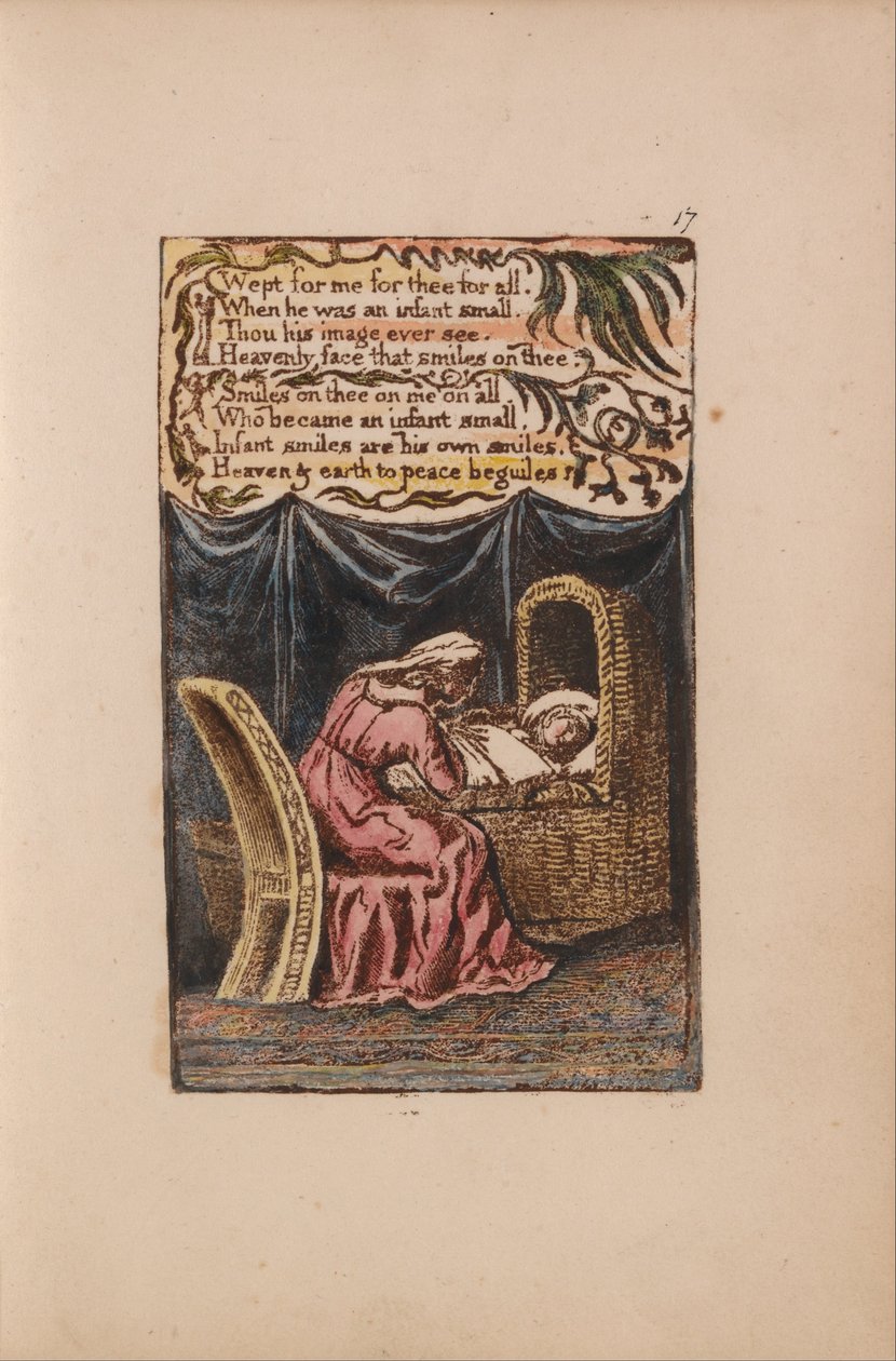 Az ártatlanság és a tapasztalat dalai, 17. lemez, A bölcsődal (Bentley 17) alkotó: William Blake