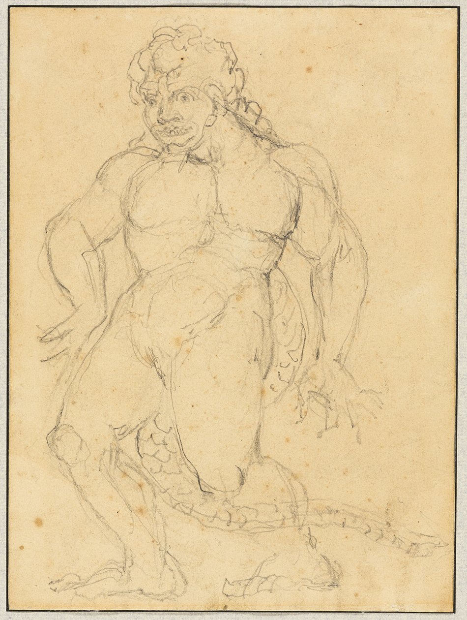 Agnello Brunelleschi alakjának tanulmányozása alkotó: William Blake