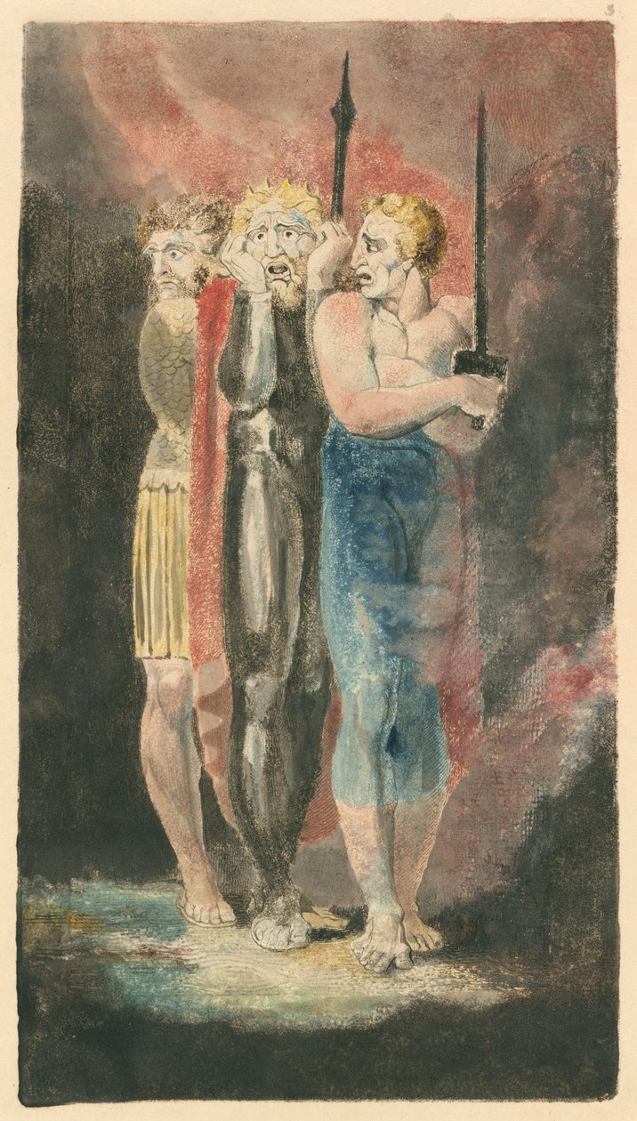 A lopás, házasságtörés, gyilkosság vádlói (háború) alkotó: William Blake