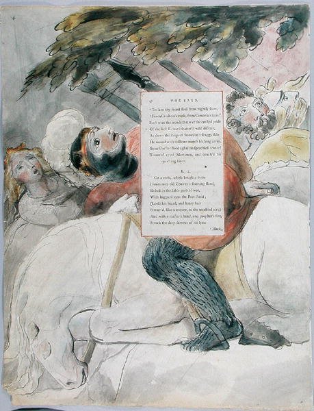 „The Bard”, 56. terv a „The Poems of Thomas Gray”-ből alkotó: William Blake