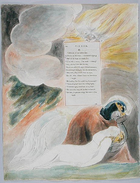 The Bard, 62. terv a Thomas Gray verseiből alkotó: William Blake