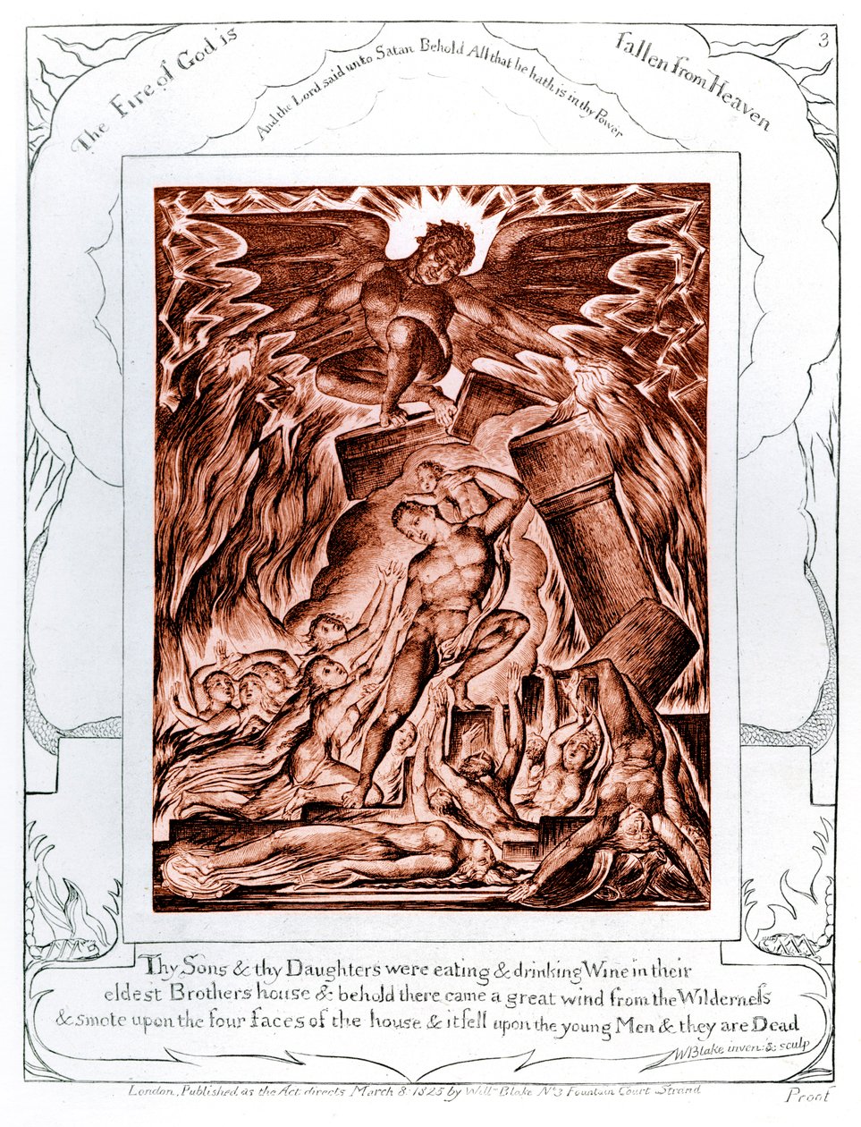 The Book of Job illusztrációi William Blake-től alkotó: William Blake