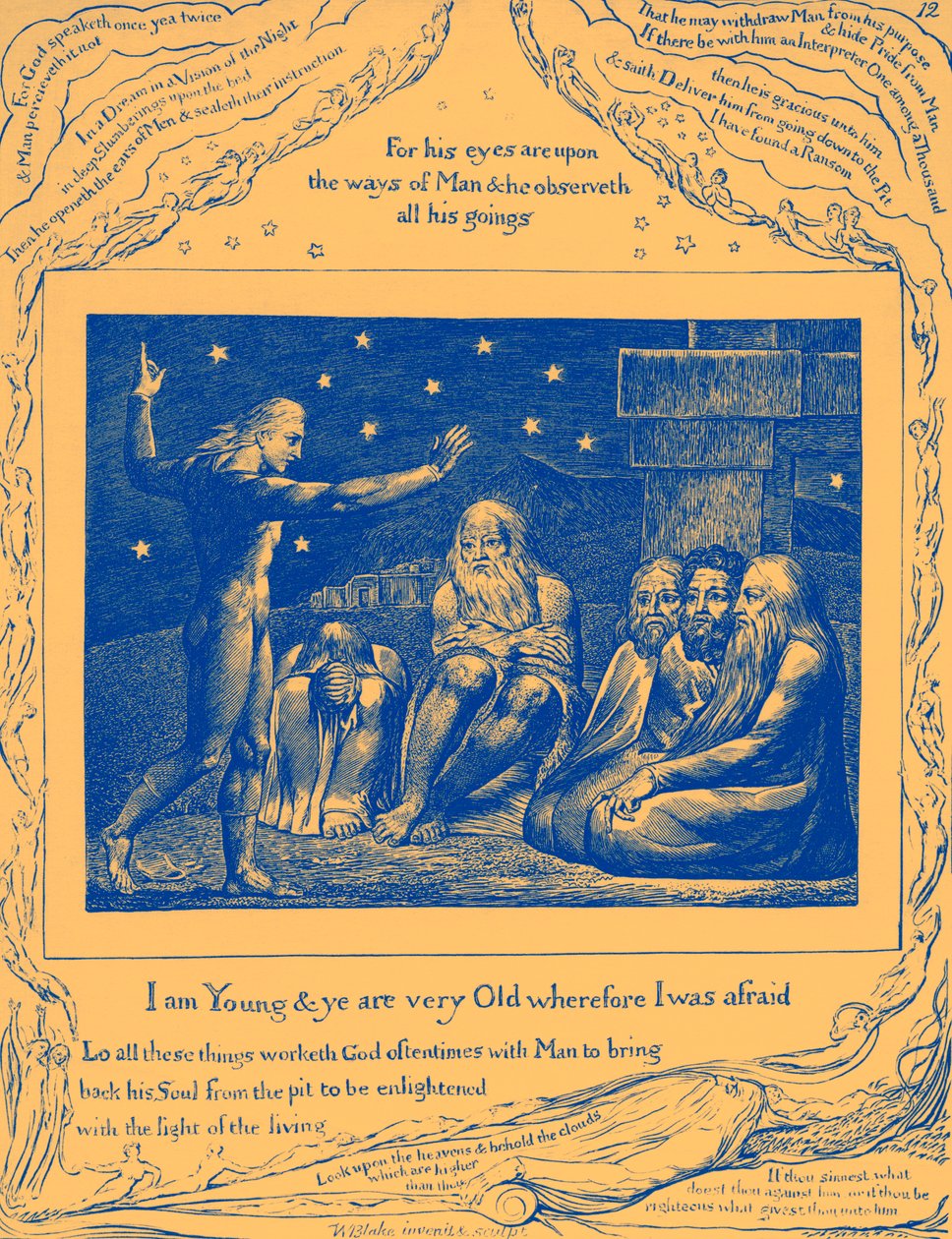 The Book of Job illusztrációi William Blake-től alkotó: William Blake