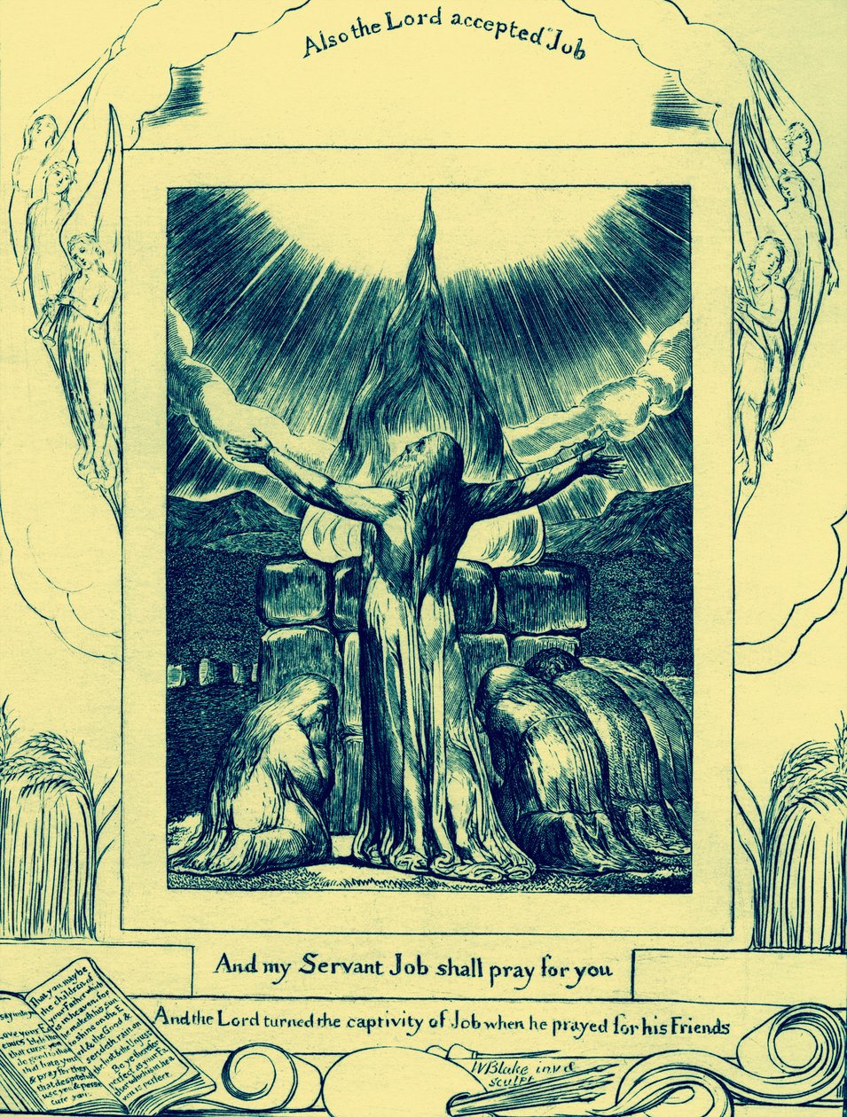 A Job könyve, William Blake illusztrációi alkotó: William Blake