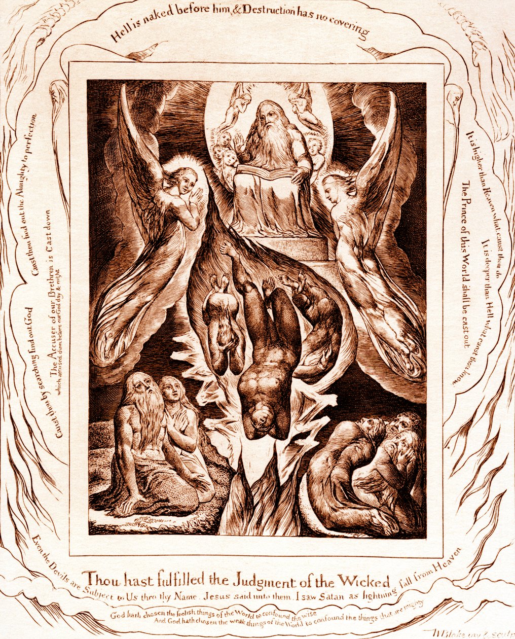 A Job könyve, William Blake illusztrációi alkotó: William Blake
