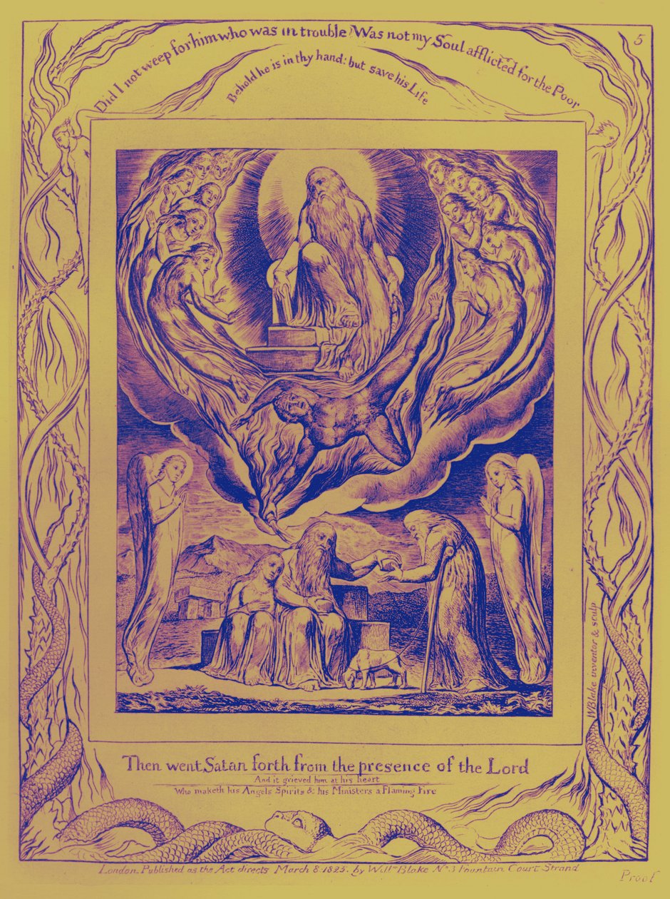 A Job könyve, William Blake illusztrációi alkotó: William Blake