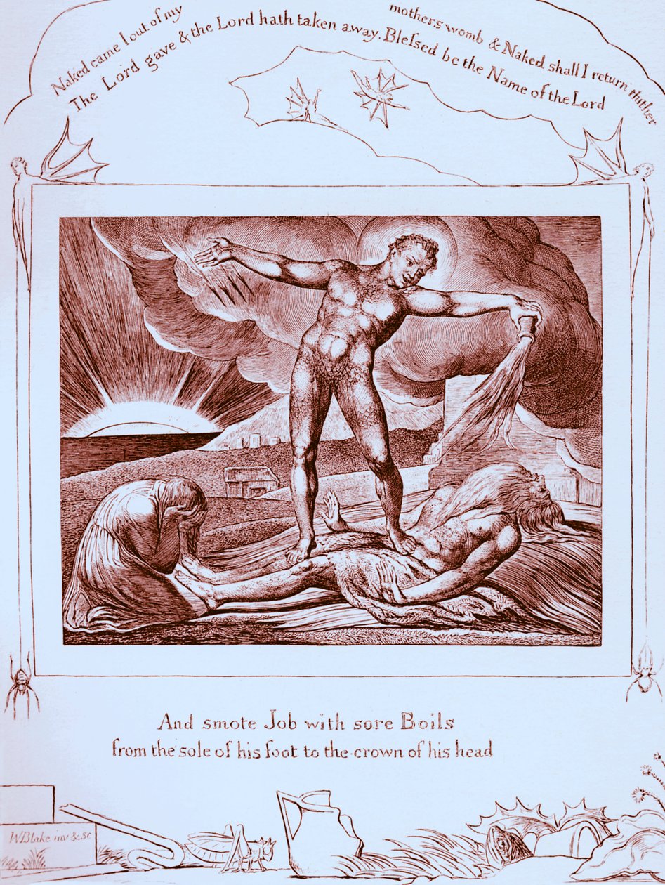 A Job könyve, William Blake illusztrációi alkotó: William Blake