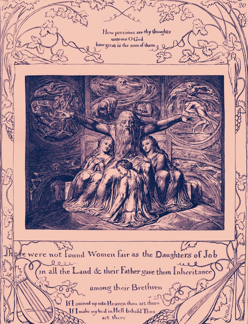 A Job könyve, William Blake illusztrációi alkotó: William Blake