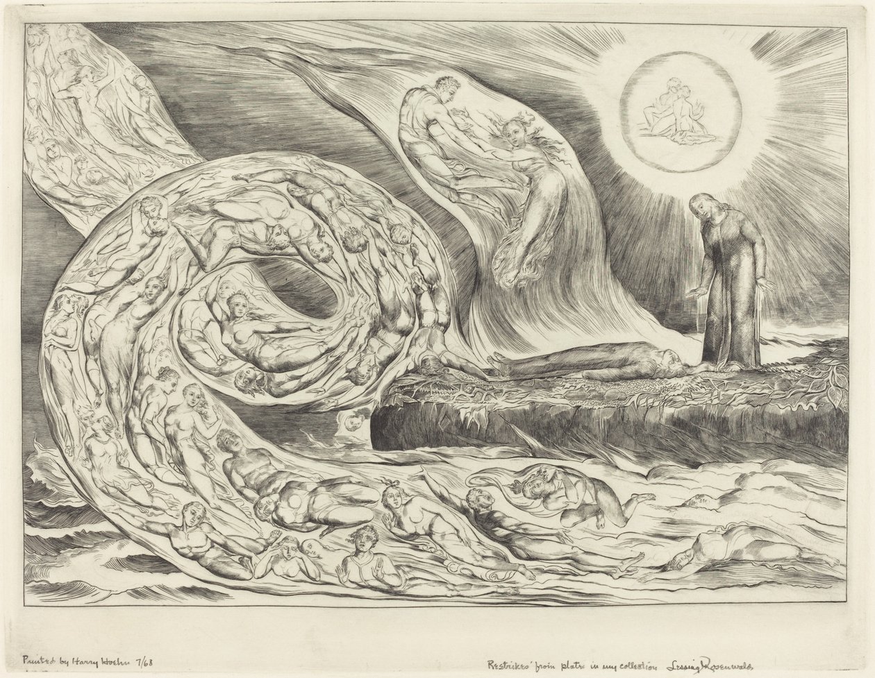 A Vágyók köre: Paolo és Francesca alkotó: William Blake
