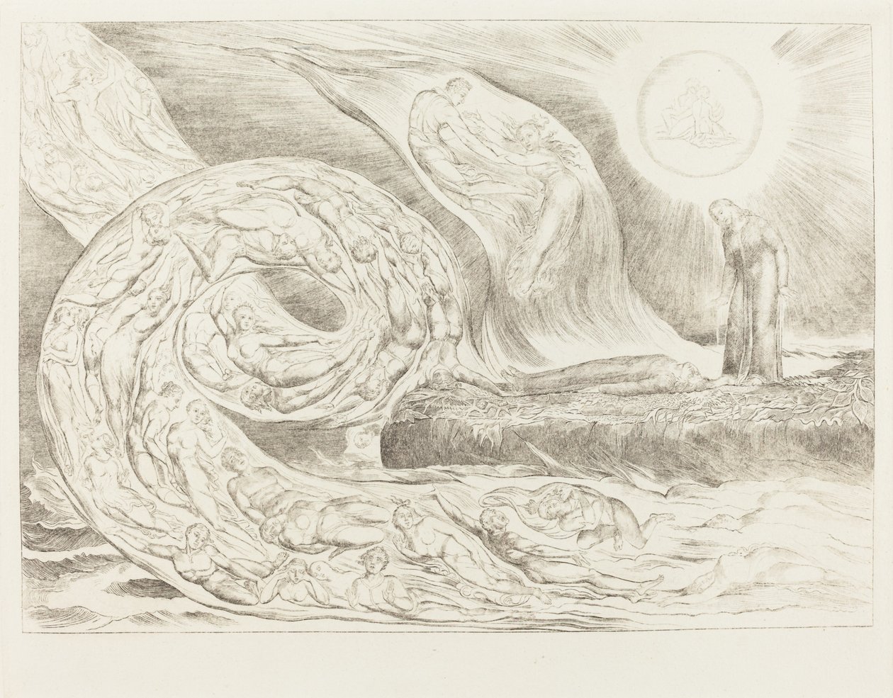 A Vágyók köre: Paolo és Francesca alkotó: William Blake
