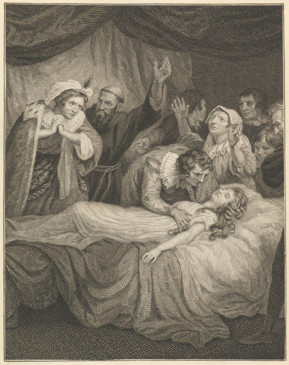 Júlia halála alkotó: William Blake